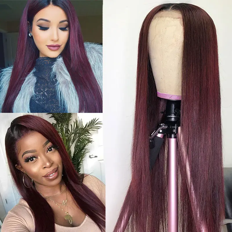 Фанки девушка кружева Закрытие человеческих волос парики предварительно