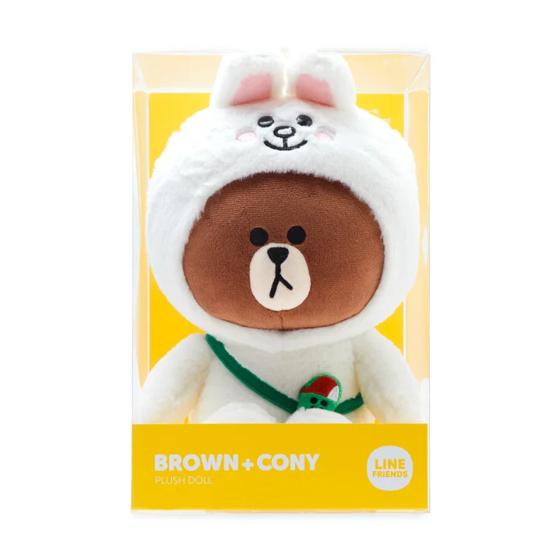 Genuine Line Friends Plush Toys Kawaii Brown Bear Cony Sally Dolls Birthday Gift for Girlfriend Kids Lovely Stuffed Animal | Игрушки и