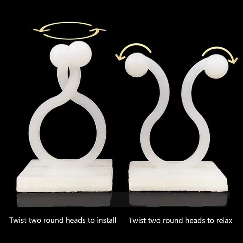 100 шт./упаковка самоклеящиеся фиксаторы для растений | Мебель