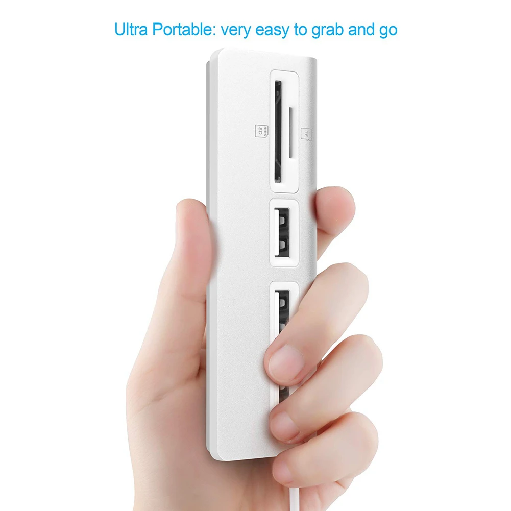 3 порта Портативный для ПК ноутбук с питанием от шины Компьютерные аксессуары SD