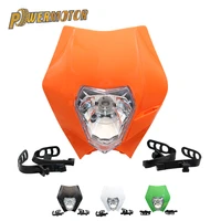 motorcycle universal headlight 12v 35w headlamp light dirt bike motocross supermoto waterproof for headlight