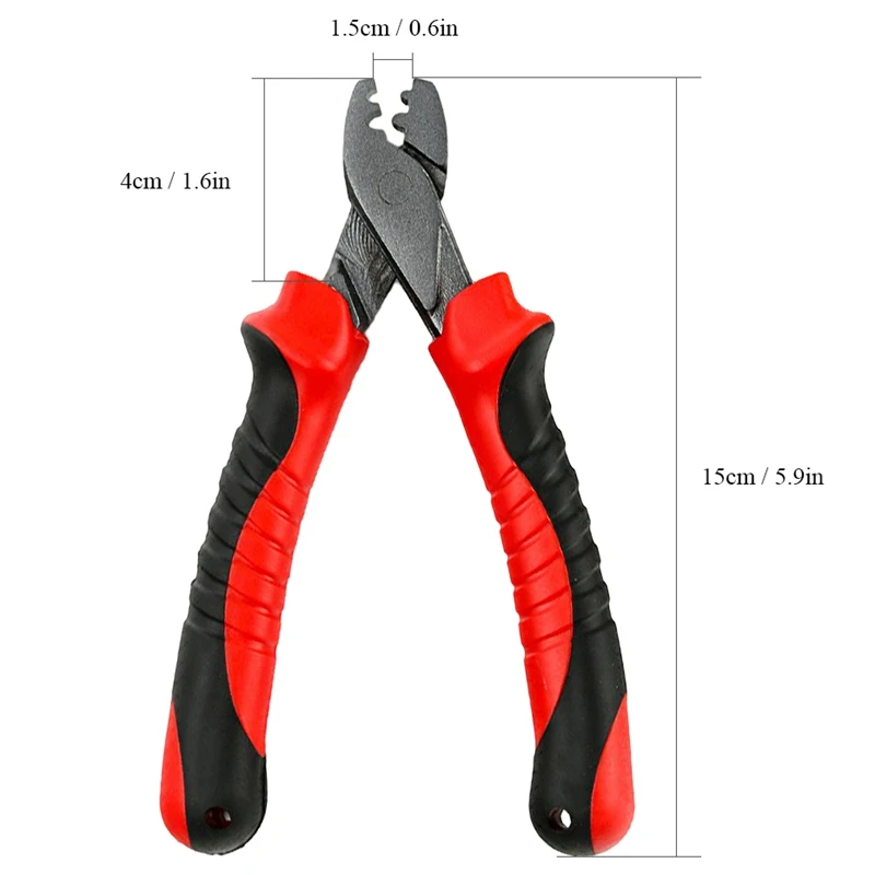 

Fishing Crimping Pliers For Fishing Line Barrel Sleeves Fishing Cutter Scissors Fishing Tackle For Grip Hooks Split Rings
