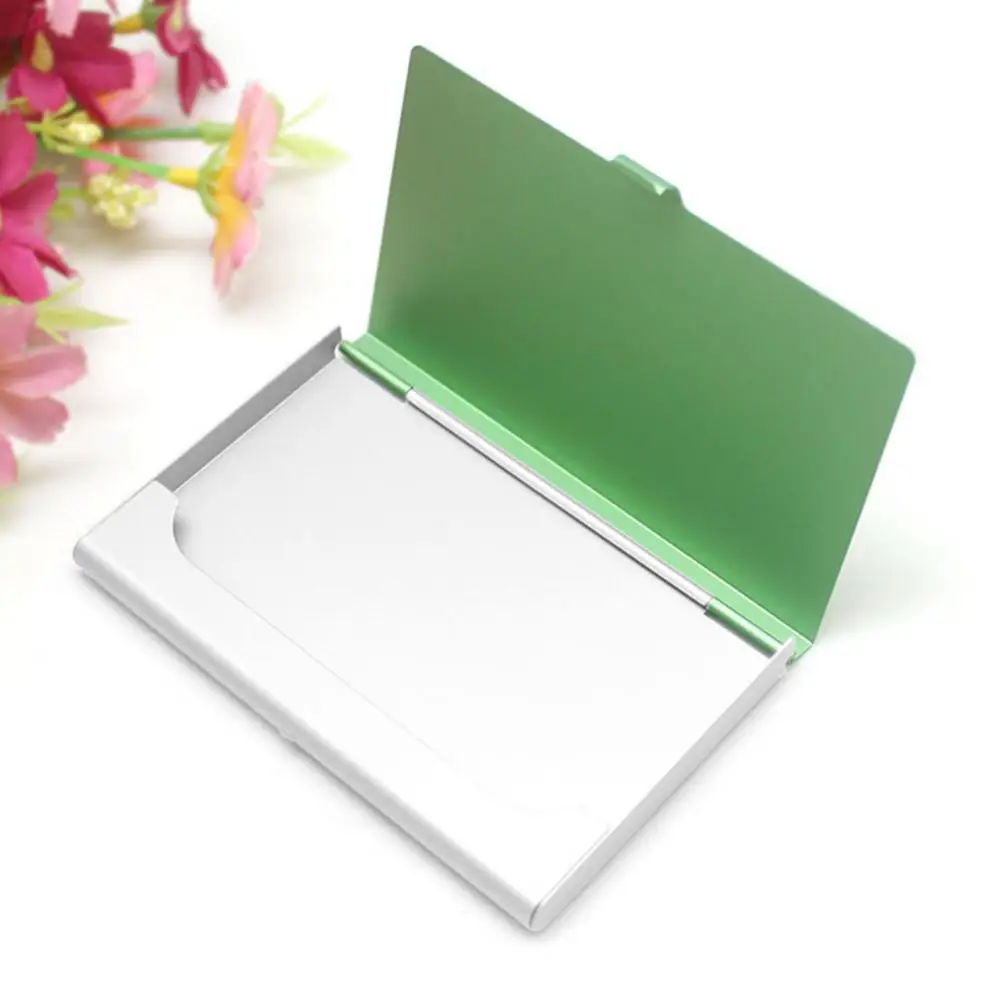 

70% Hot Sale Aluminium Alloy Portable Credit Business ID Card Holder Wallet Boxs Case Cover