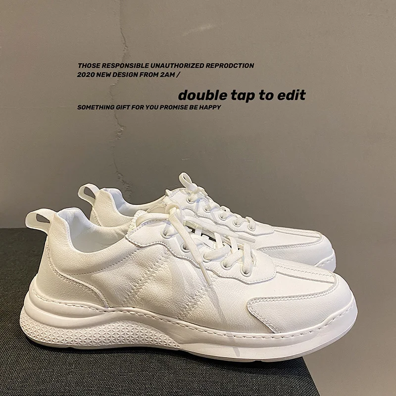 

Men's shoes 2021 new men's sports and leisure trendy shoes all-match sneakers men's lightweight rubber-soled trendy shoes
