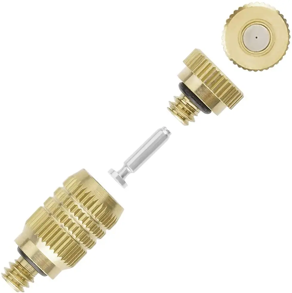 10 шт. UNC10-24 латунные с насадкой туман высокого Давление на случай запотевания