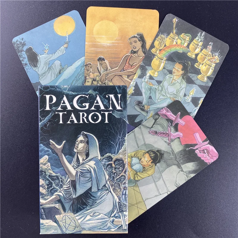 New Pagan Tarot Oracle Cards Guidance Divination Fate Board Game Deck E-Guidebook | Спорт и развлечения