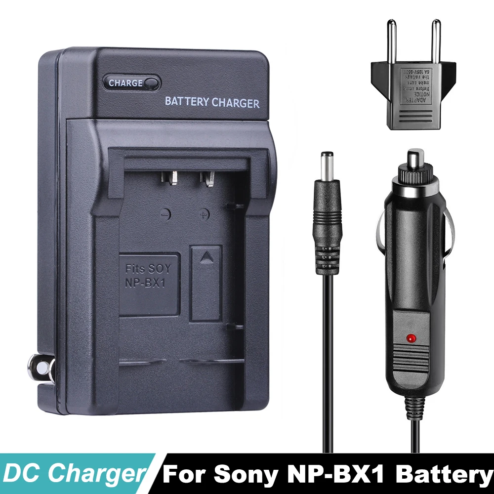 Зарядное устройство для автомобиля с евровилкой SONY DSC RX1 RX100 RX100iii M3 M2 RX1R WX300 HX300 HX400