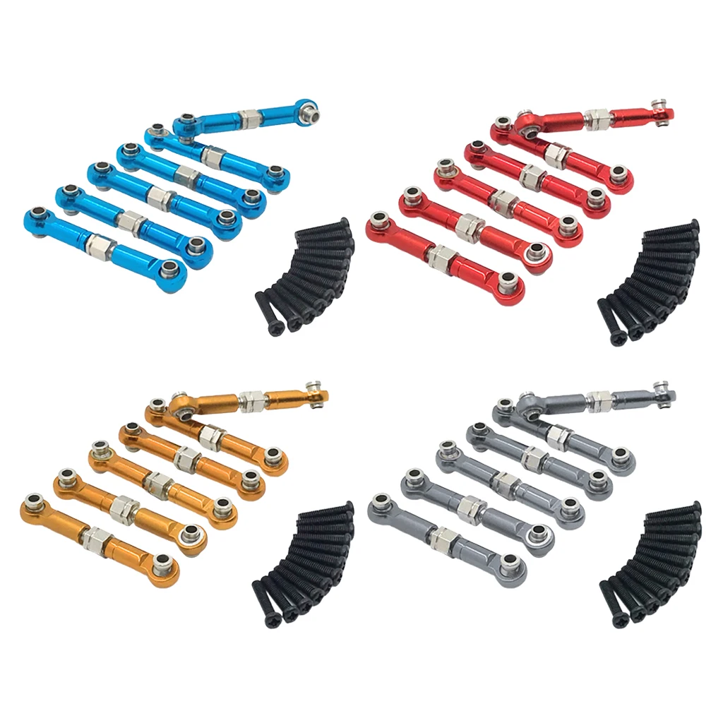 

RC рулевая тяга серводвигателя комплект серебристый и черный пригодный для электронной сигареты HS 1/18 4WD Авто Запчасти для авто