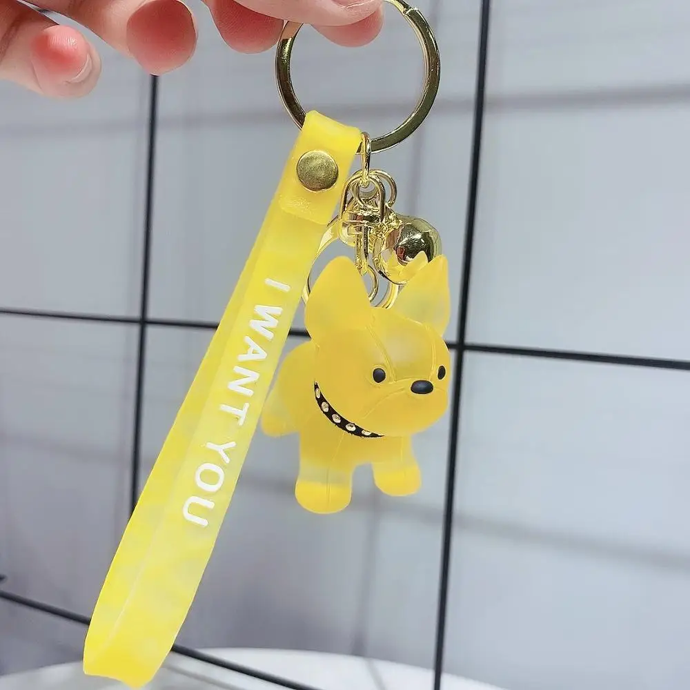 Новый классический французский панк бульдог брелок для мужчин автомобильный