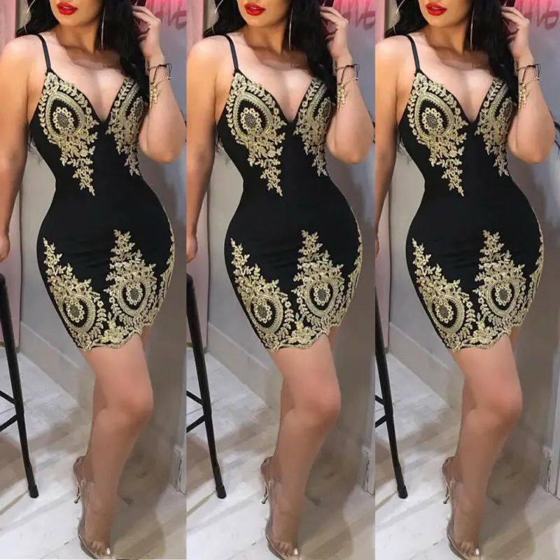 Женское сексуальное облегающее платье без рукавов с v образным вырезом вечерние