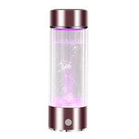 usb 400ml hydrogen generator rich water bottle electrolysis energy maker lonizer electrolysis pure h2 cup multi colored lights