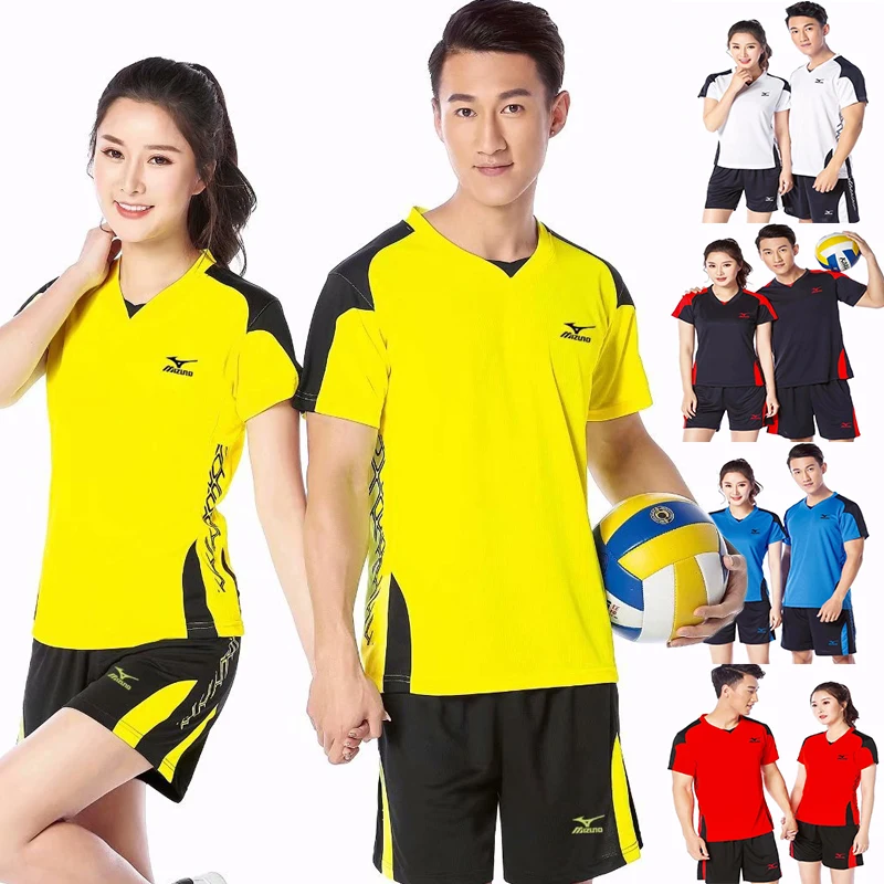

Volleyball Shirt Sets Team Sports Set Men Jogging Suit Women Badminton Shirts Shorts Table Tennis Badminton T-shirt
