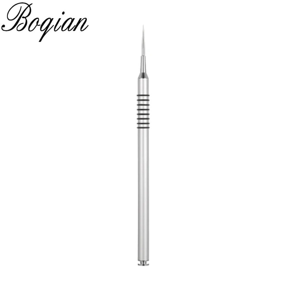 BQAN 1 шт. лайнер для ногтей кисть рисования ручка алюминиевая Серебряная