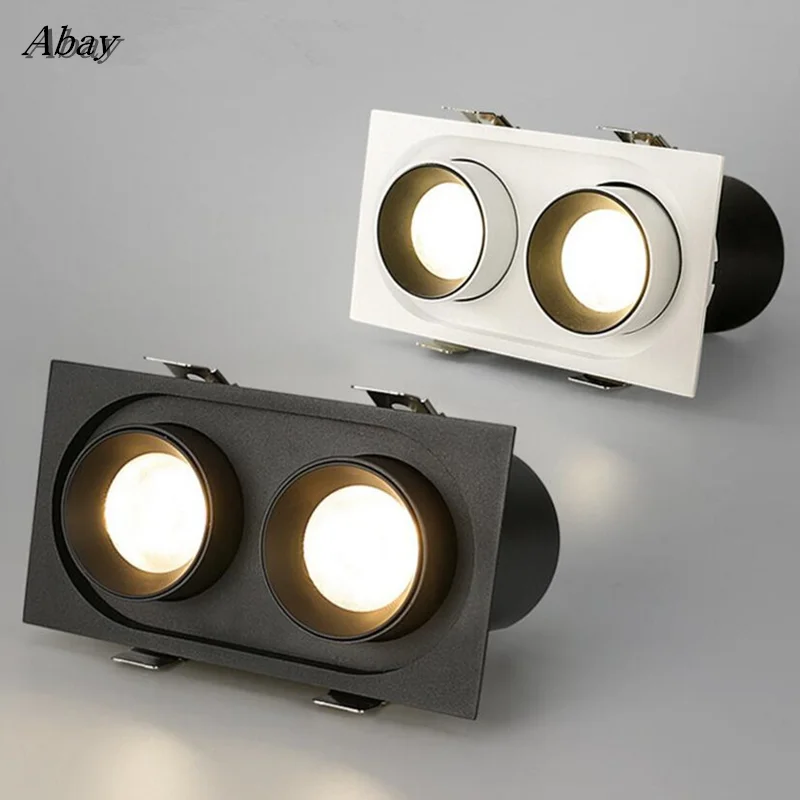 Растягивающиеся утопленные потолочные светильники с регулируемой яркостью на 360