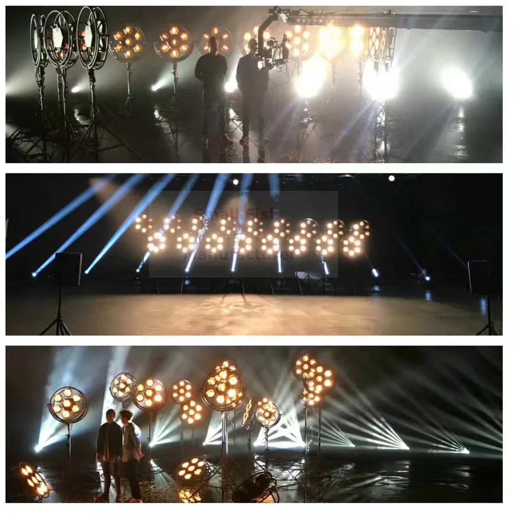 Светодиодная ретро-вссветильник 4XLot 7X60W s DMX 512 лазерный проектор сценический свет