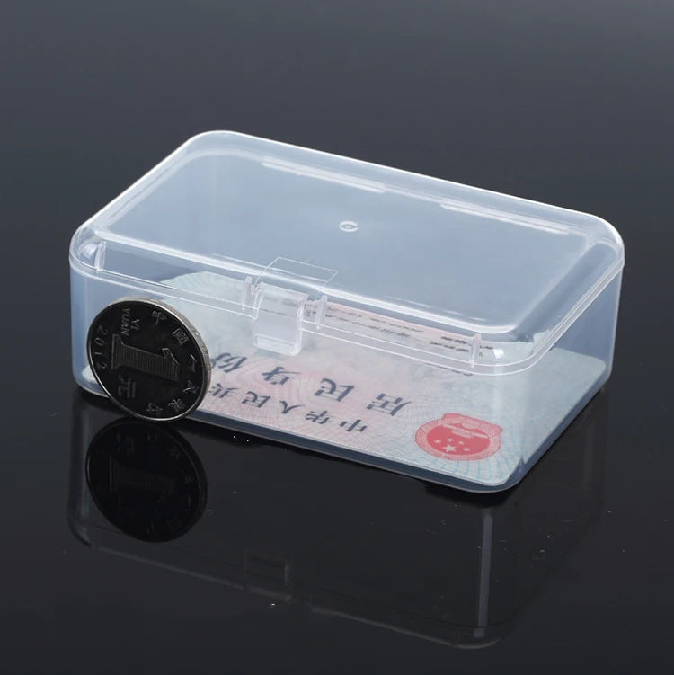 5PCS/LOT Transparent Rectangular Box Clear Plastic Small Jewelrybox Electronic Parts storage Tools 9X6X3.2CM | Дом и сад