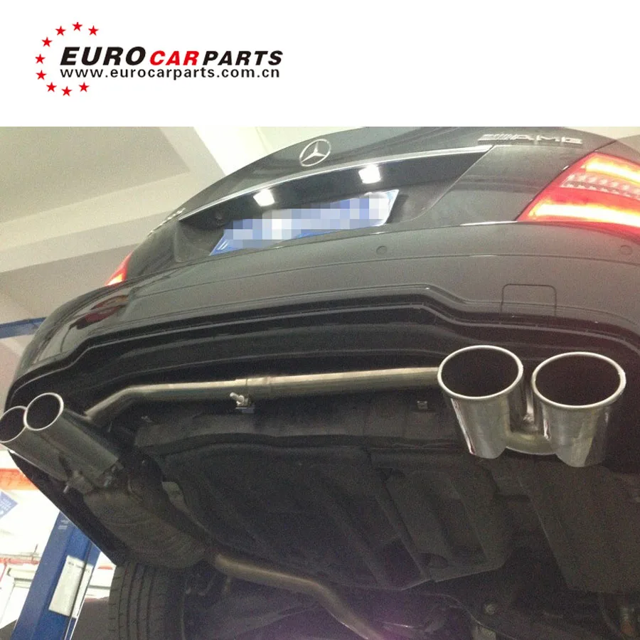 C class w204 C63 exhuast pipe with high quality stainless steel material fit for C180 C200 C260 to muffler tips | Автомобили и