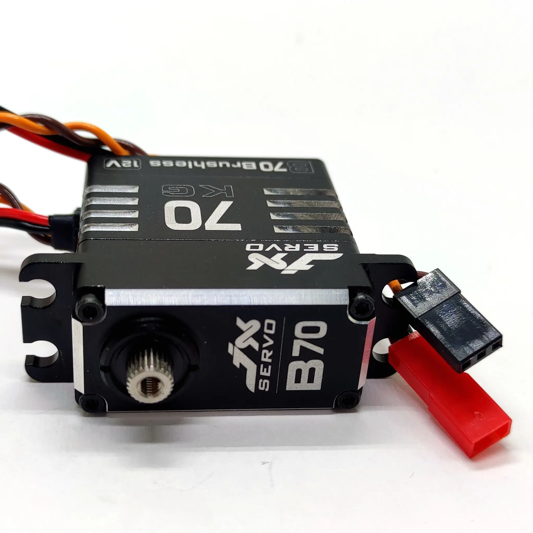 B70 JX Servo 72 кг 12V 0.1sec Сталь Шестерни 180 градусов Алюминий бесщеточный мотор для RC