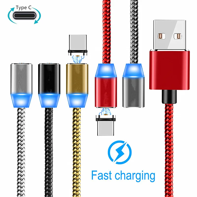 Магнитный кабель Зарядное устройство USB Type C для LETV LeEco Le 2 pro X527 X626 X622 X620 Max X820 Cool 1 Pro 3