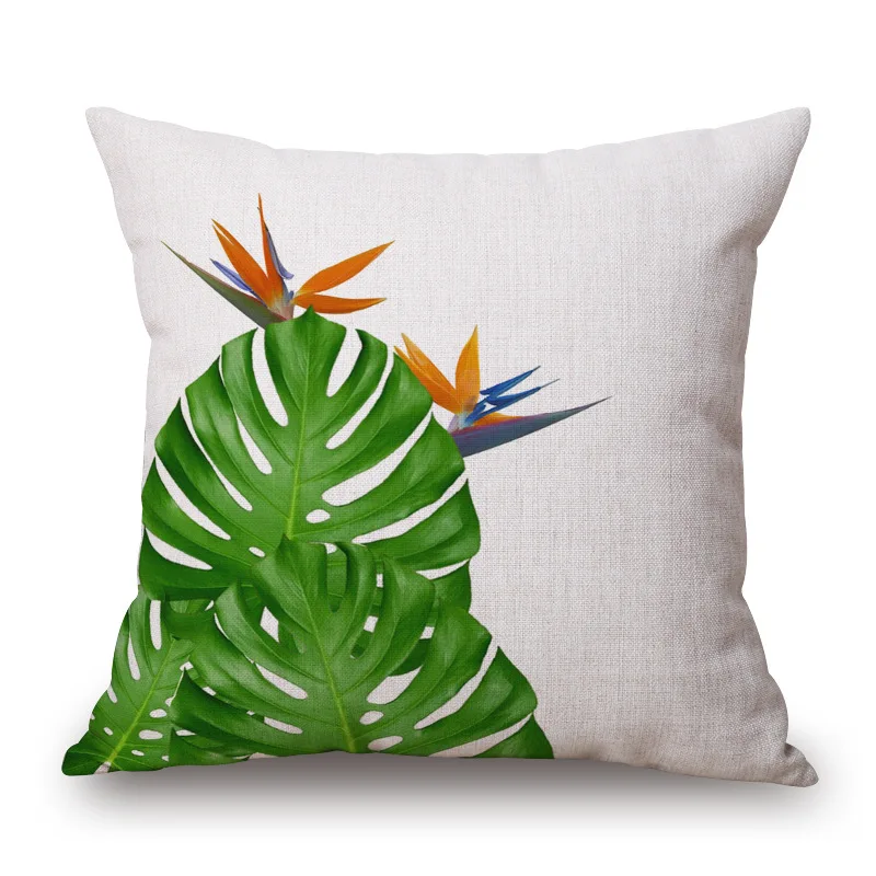 ZXZXOON декоративный чехол для диванной подушки из полиэстера с цветочным