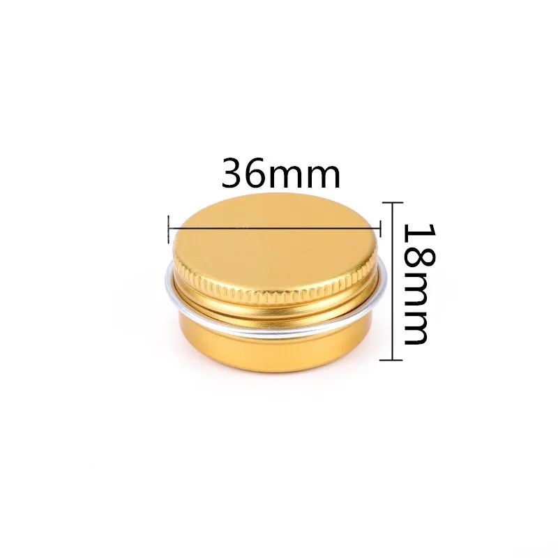 Box Wholesale Hand Cream Tin Essential Balm Box Jewelry Pot Handmade Soap Gold Threaded Aluminum Box