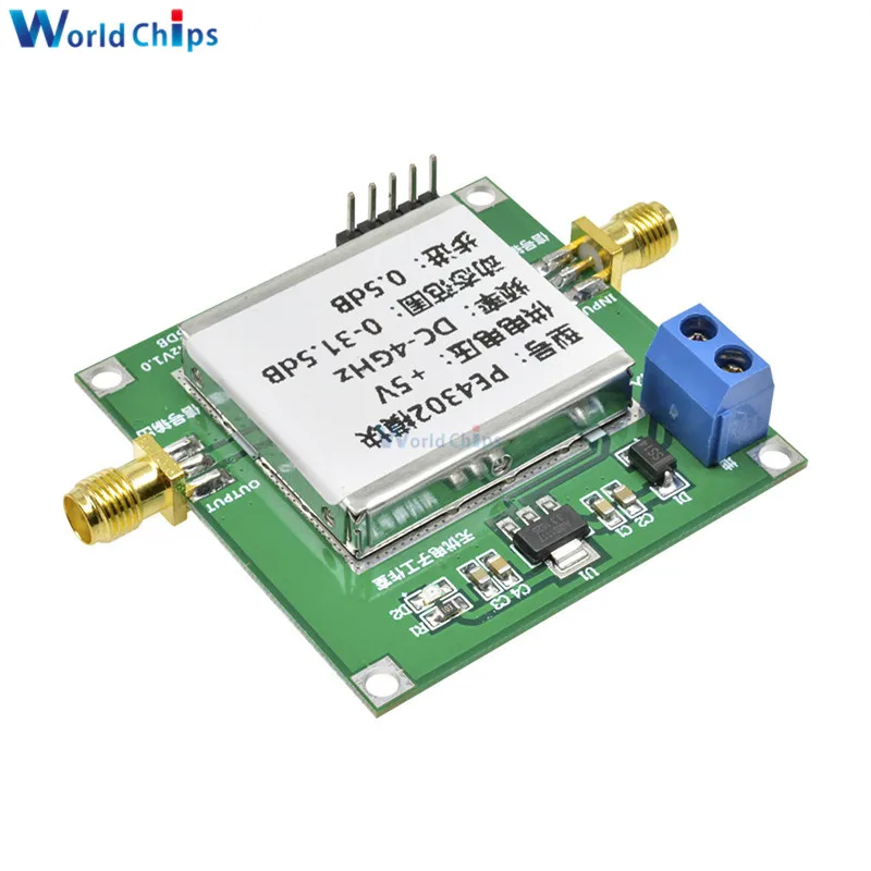 Цифровой радиочастотный модуль-аттенюатор PE4302 высокочастотный постоянный ток 4