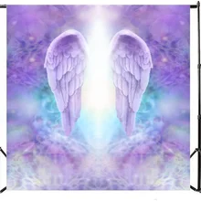 Сказочный фон для фотосъемки с изображением крыльев Ангела
