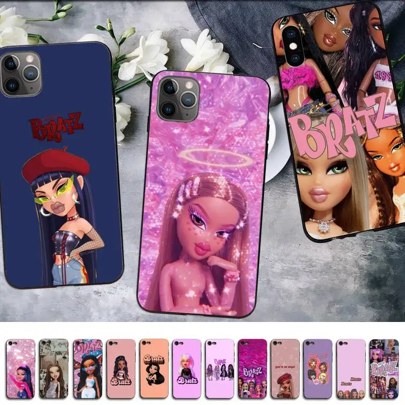 

MaiYaCa lovely Doll Bratz Phone Case for iPhone 11 12 13 mini pro XS MAX 8 7 6 6S Plus X 5S SE 2020 XR case