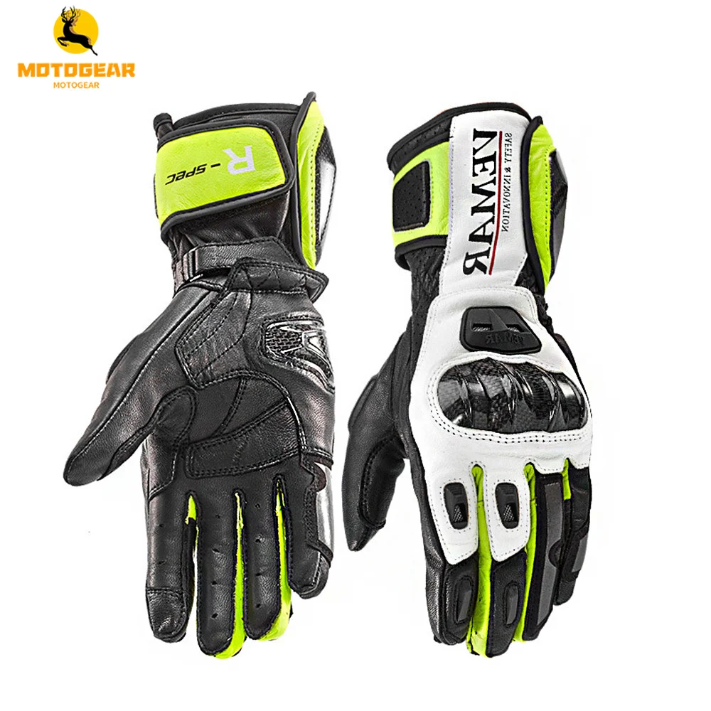 Профессиональные гоночные мотоциклетные перчатки кожаные велосипедные