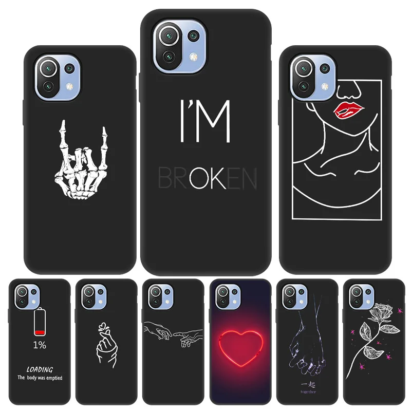 

Xiaomi Mi 11 Lite Case For Xiaomi Redmi Note 10 9 8 Pro 9S 10s 9A 9C NFC Redmi 10 Note10 Ultra Cases Silicon Bumper Phone Covers