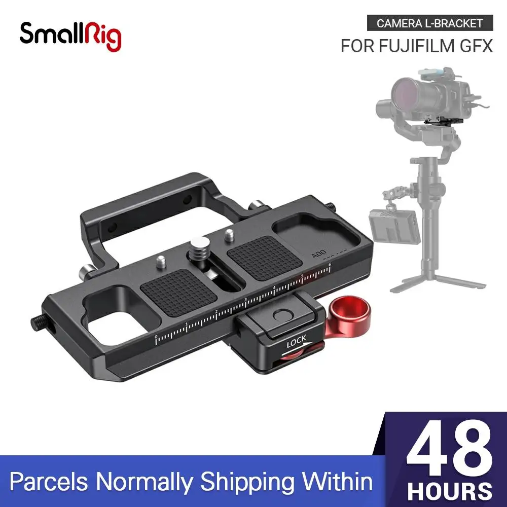 Смещенный комплект SmallRig с быстроразъемной пластиной и зажимом для BMPCC 4K & 6K/Ronin S/