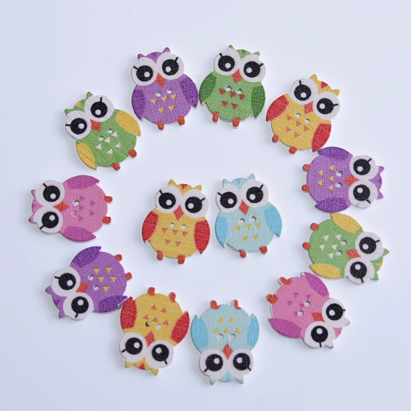 50 шт. декоративные пуговицы для детей аксессуары скрапбукинга шитье смешанные