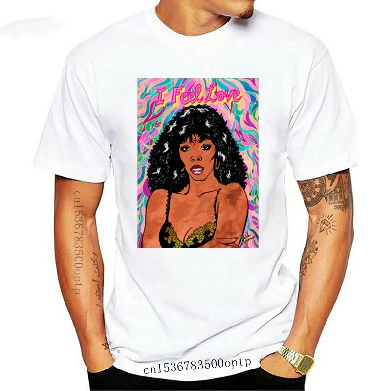 

New Donna Summer I Feel Love T-Shirt Size S-2Xl Present Casual Tee Shirt