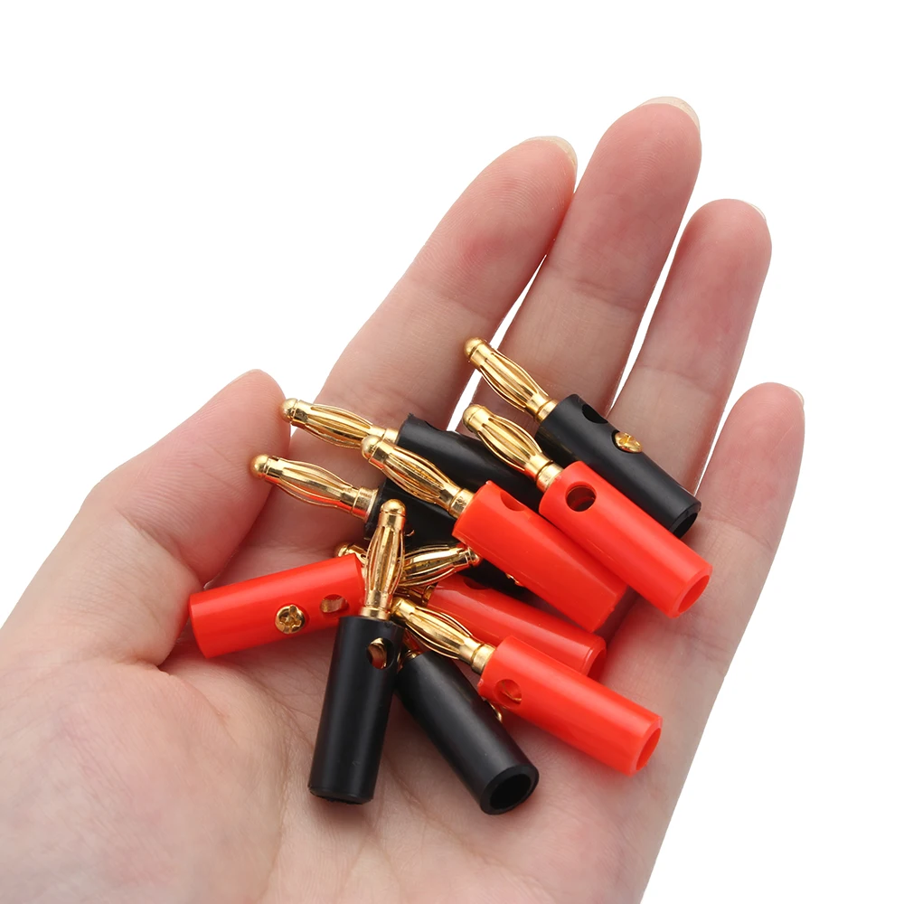 10 шт. позолоченные штекеры типа банан | Электроника
