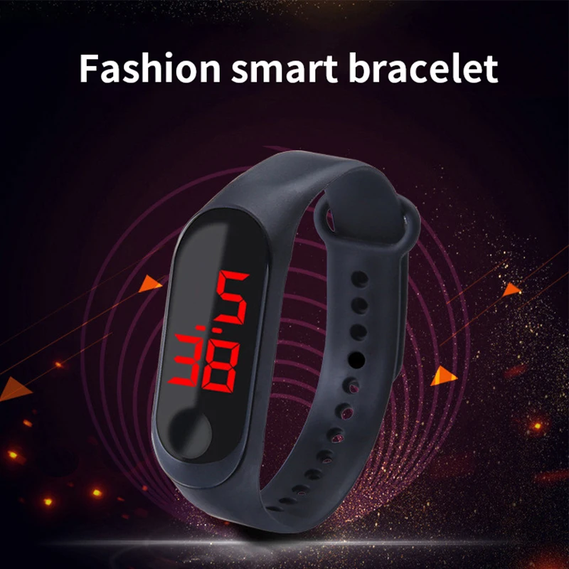 M2 смарт-браслет электронные часы студенческие спортивные Кнопка LED календарь