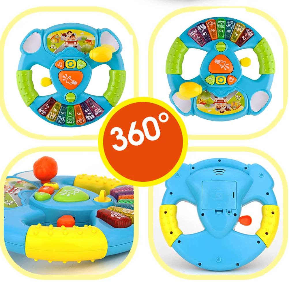 Детская руль музыкальный игрушечный инструмент игрушка погремушка раннее