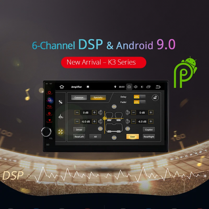 Автомагнитола Ownice K1 на Android 8 1 с GPS навигацией 2 Гб ОЗУ DVD Din|Автомагнитолы| |