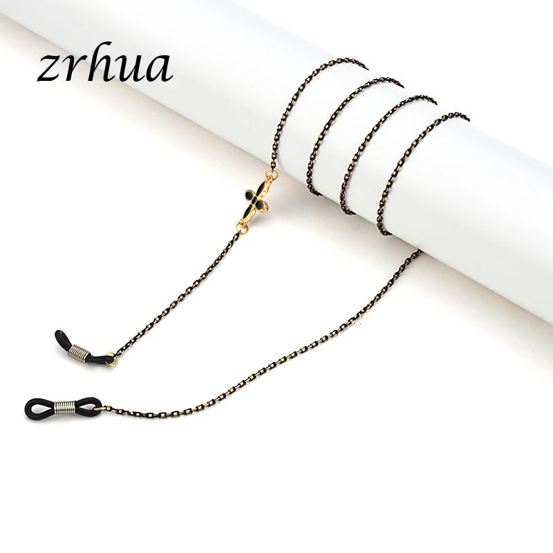 Женские солнцезащитные очки ZRHUA золотистые цепочки для очков чтения с цветами