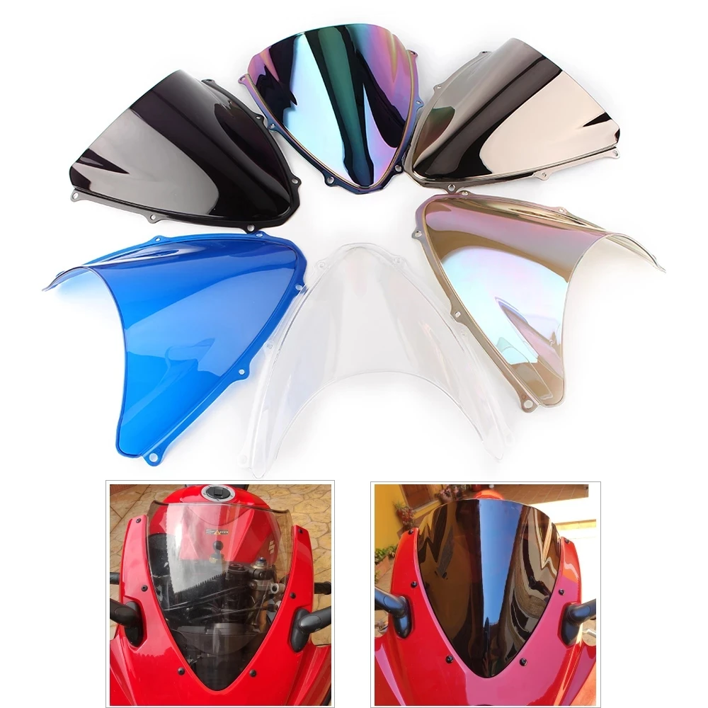 

GSXR600 GSXR750 K6 Windshield Windscreen For Suzuki GSXR 600 750 2006 2007 Motorcycle Parts ABS Plastic Double Bubble