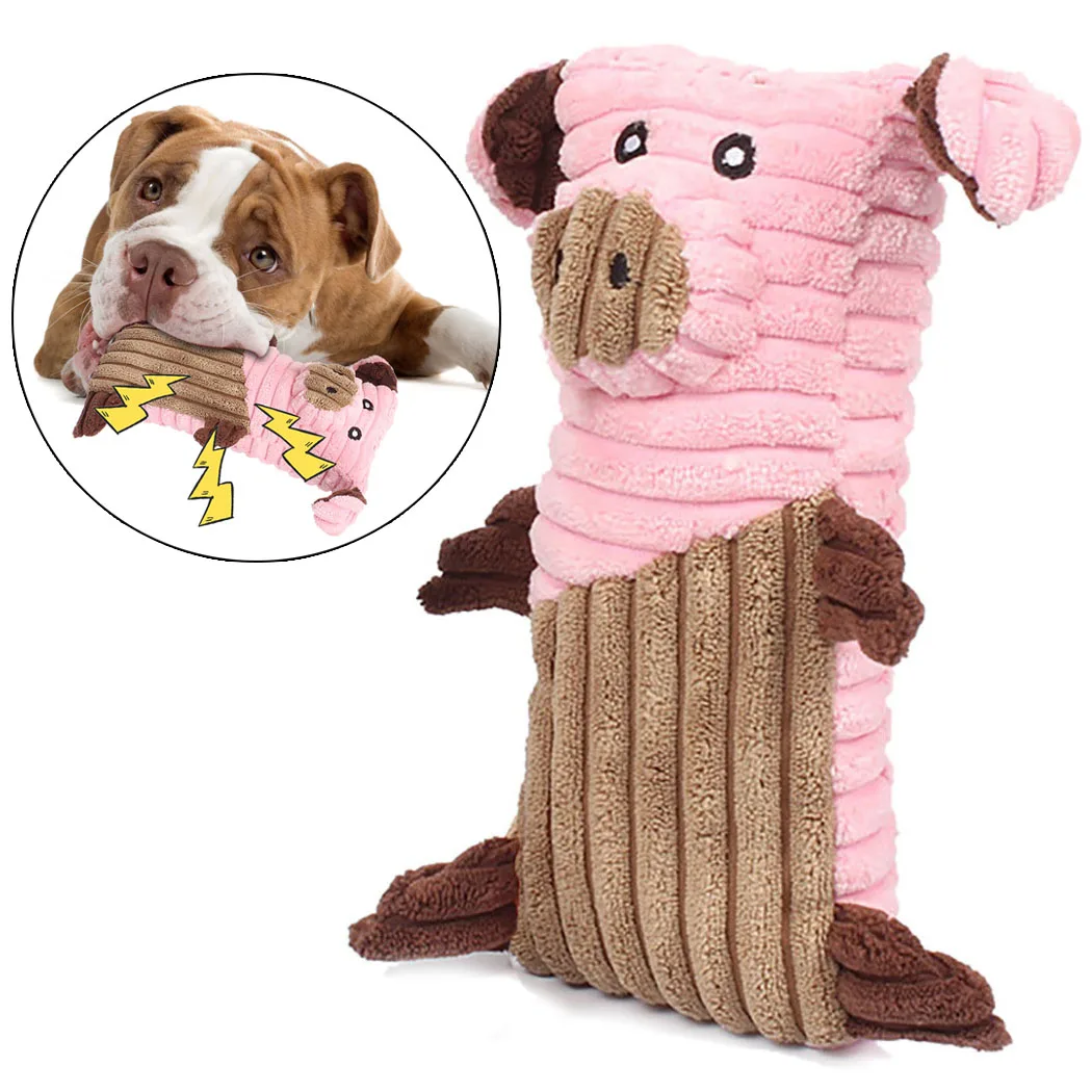 Новое поступление милые плюшевые игрушки писк питомца Свинья плюшевая игрушка