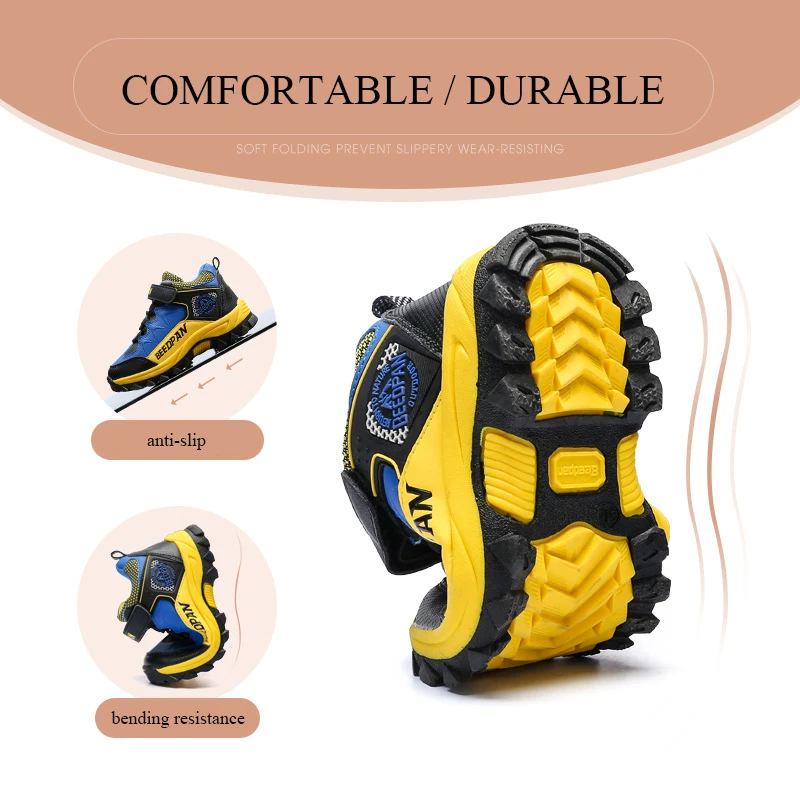 Новинка популярные детские походные ботинки Зимняя Теплая обувь повседневная