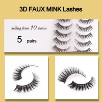 50 pairs 8d eyelashes natural reusable sparse cross long eyelashes artificial fake eye lashes makeup fake eye lashes extensions