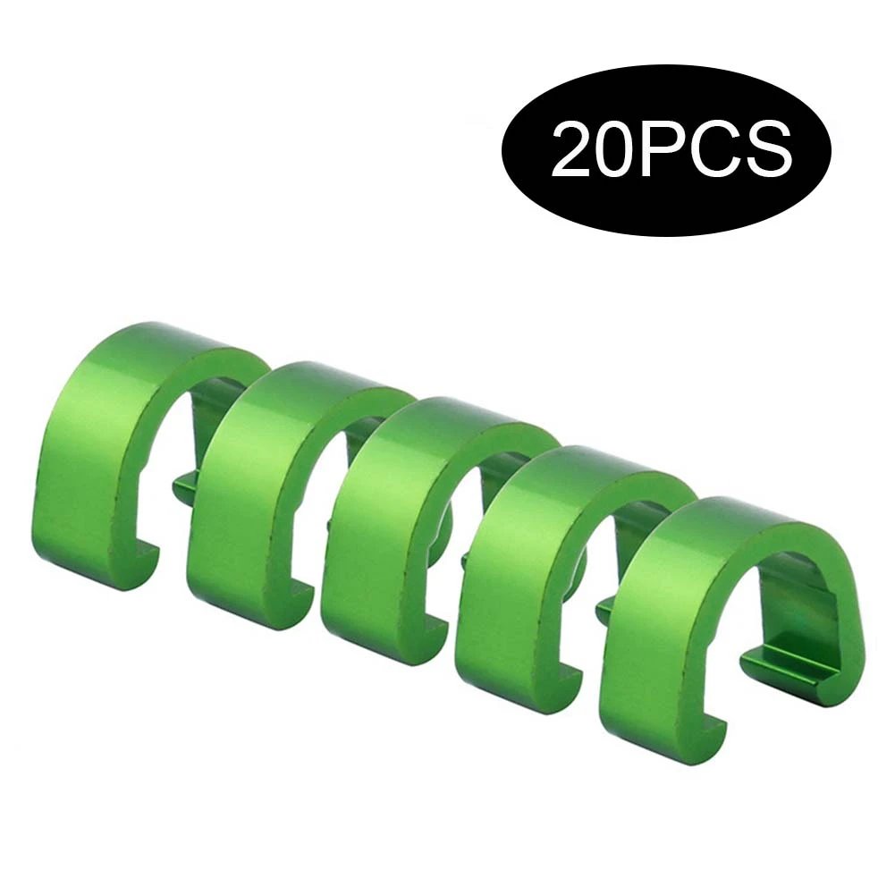 20 шт. набор тормозных кабелей для велосипеда из нержавеющей стали u образная