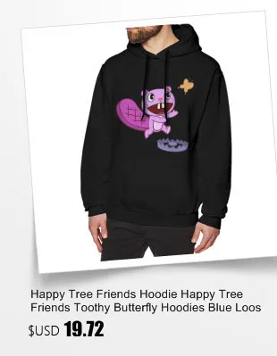 Футболка с надписью «Happy Tree Friends»; Милая футболка с рисунком зубастой и бабочкой; футболка с короткими рукавами