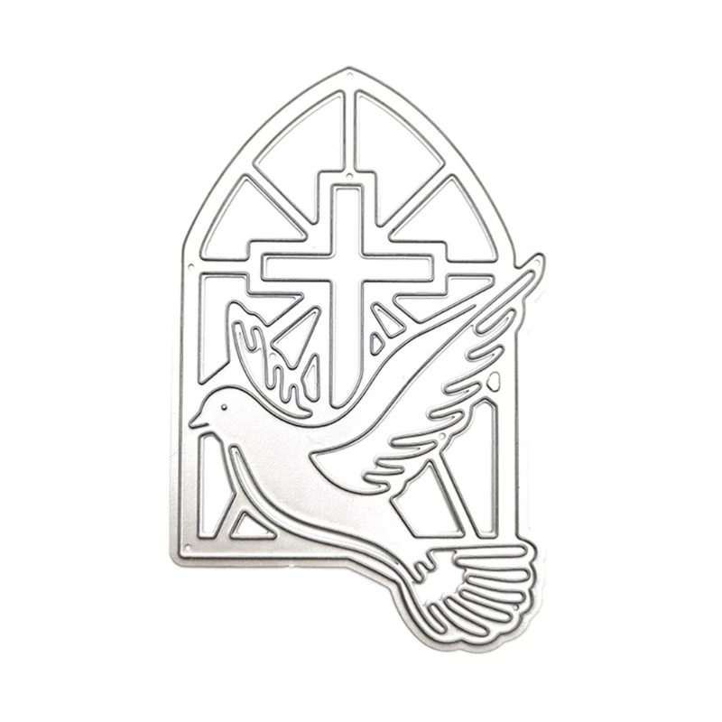 

X37E Christian Peace Dove Metal Cutting Dies Stencil Scrapbooking DIY Album Stamp Paper Card Mold Embossing