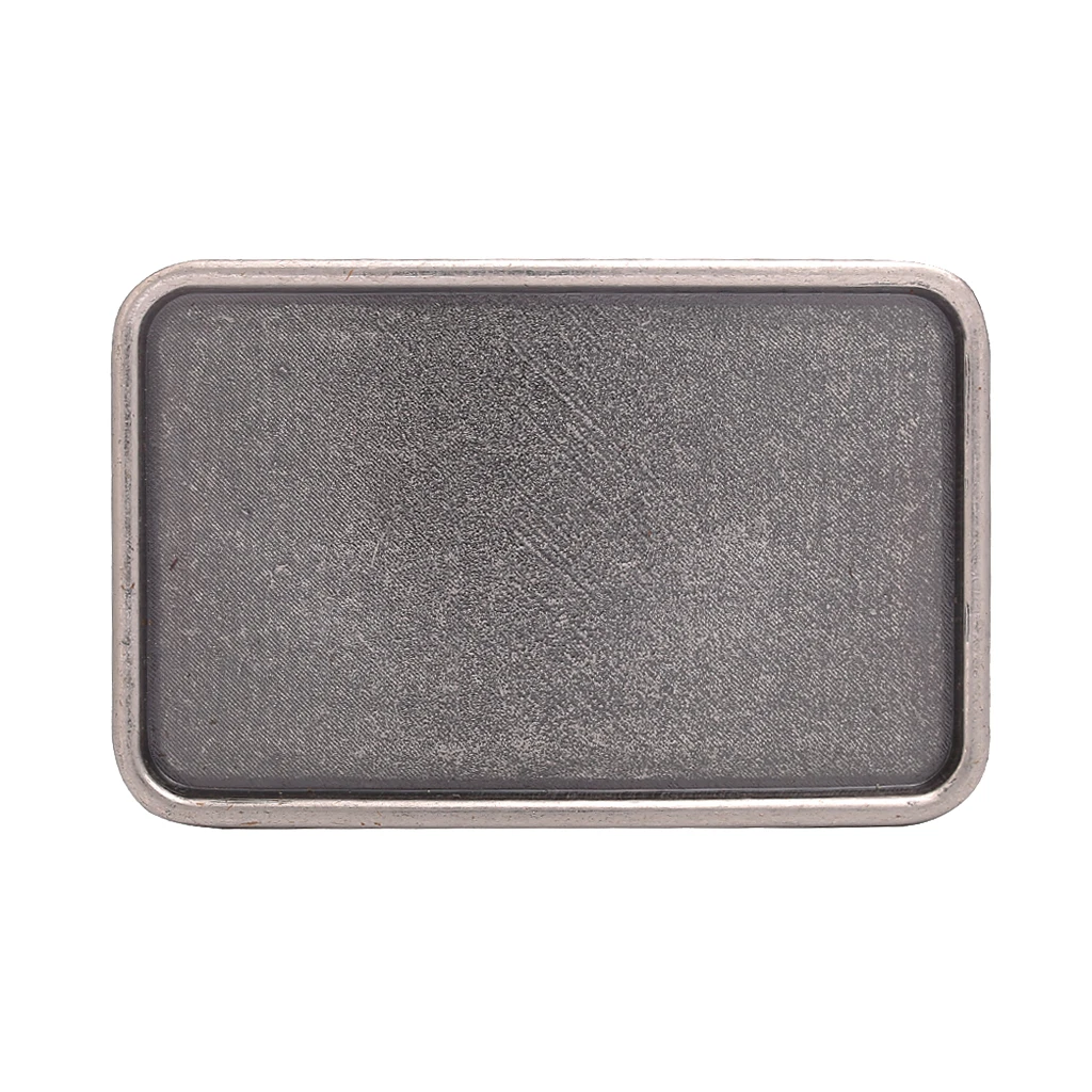 Мужская искусственная 3D дизайнерская прямоугольная однотонная пряжка для