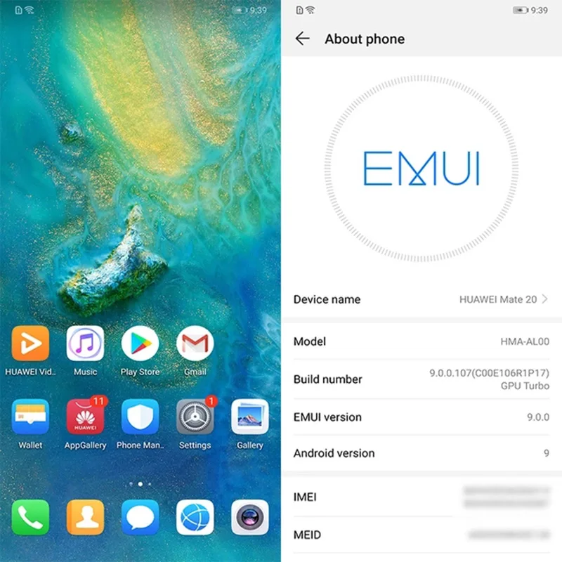 Huawei Mate 20 6 ГБ 128 Гб мобильный телефон Kirin 980 Восьмиядерный 53 &quotFHD дисплей смартфон NFC