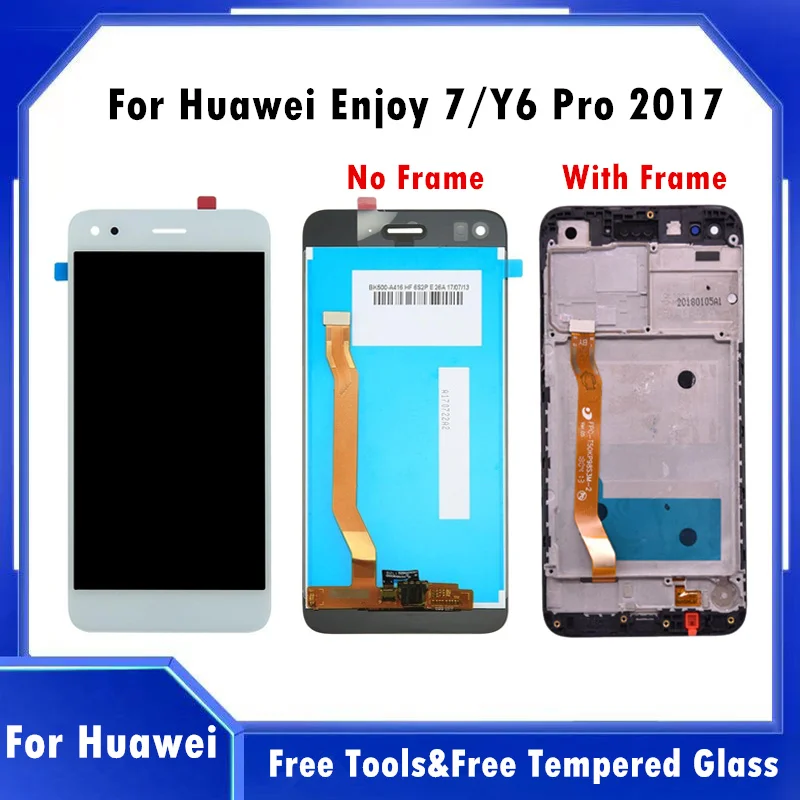 Высокое качество для Huawei Enjoy 7 Y6 pro 2017 SLA L02 L22 TL00 сенсорный экран дигитайзер полный