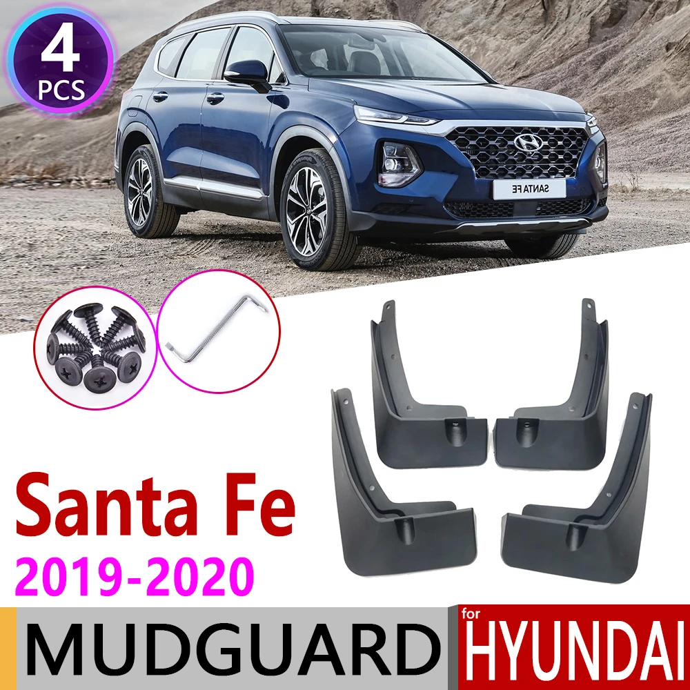 Для hyundai Santa Fe~ TM переднее заднее автомобильное крыло брызговики щиток Брызговики аксессуары для брызговиков 4th 4 Gen