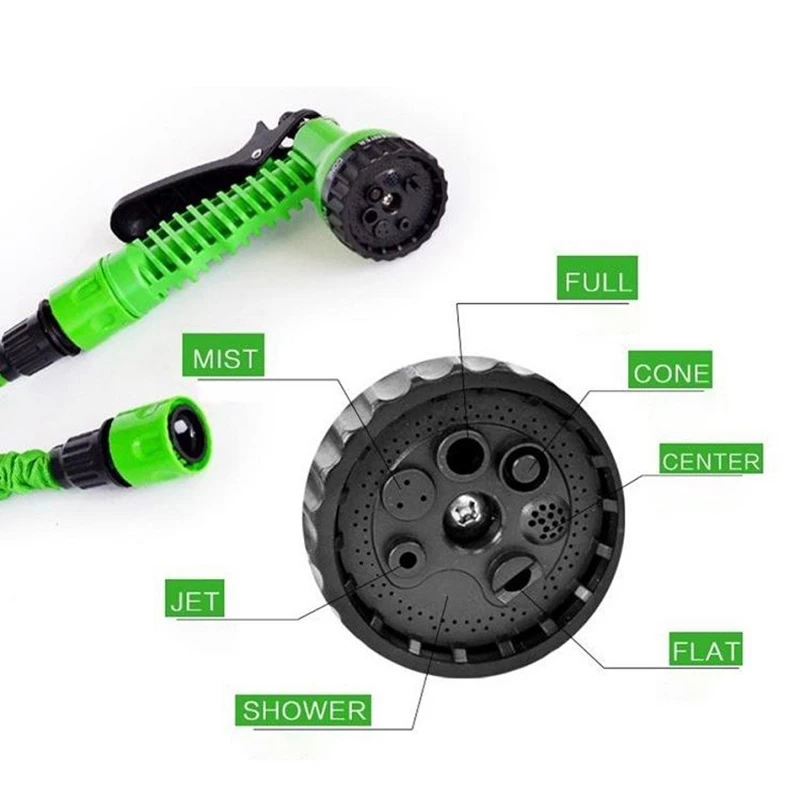 Горячий волшебный садовый водный шланг 25FT 200FT гибкий расширяемые садовые